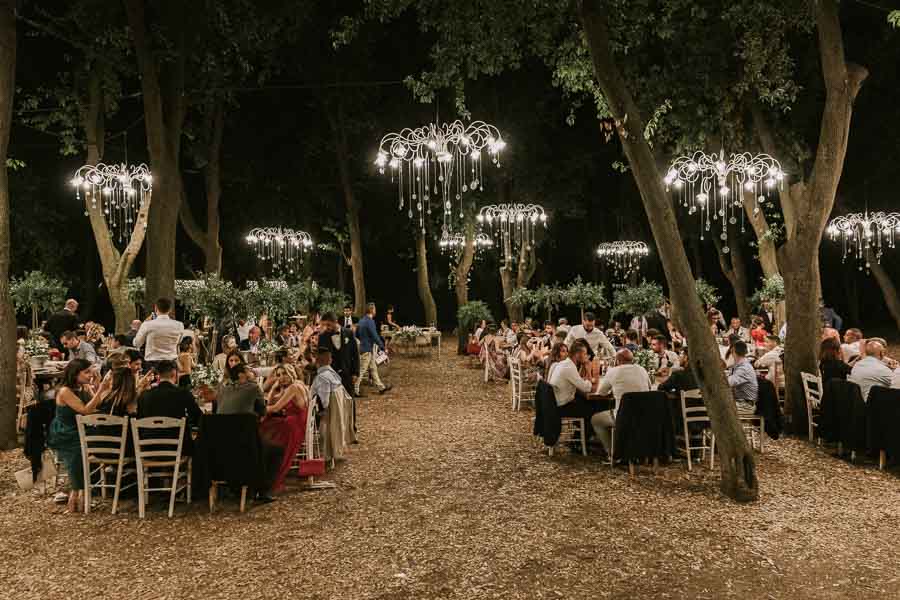 cena nel bosco villa zaira maglie